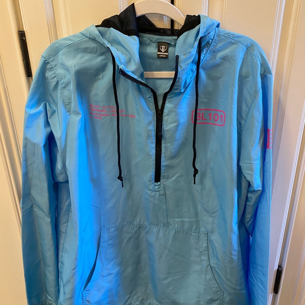 BL101 Men's Blue Windbreaker Jacket